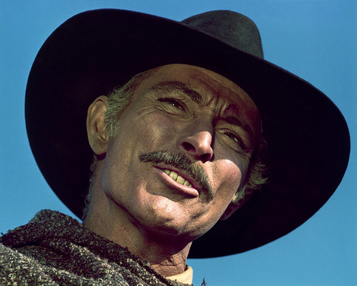 Lee Van Cleef Iconic Spaghetti Western Portrait In Hat 24X36 Classic Hollywood Poster