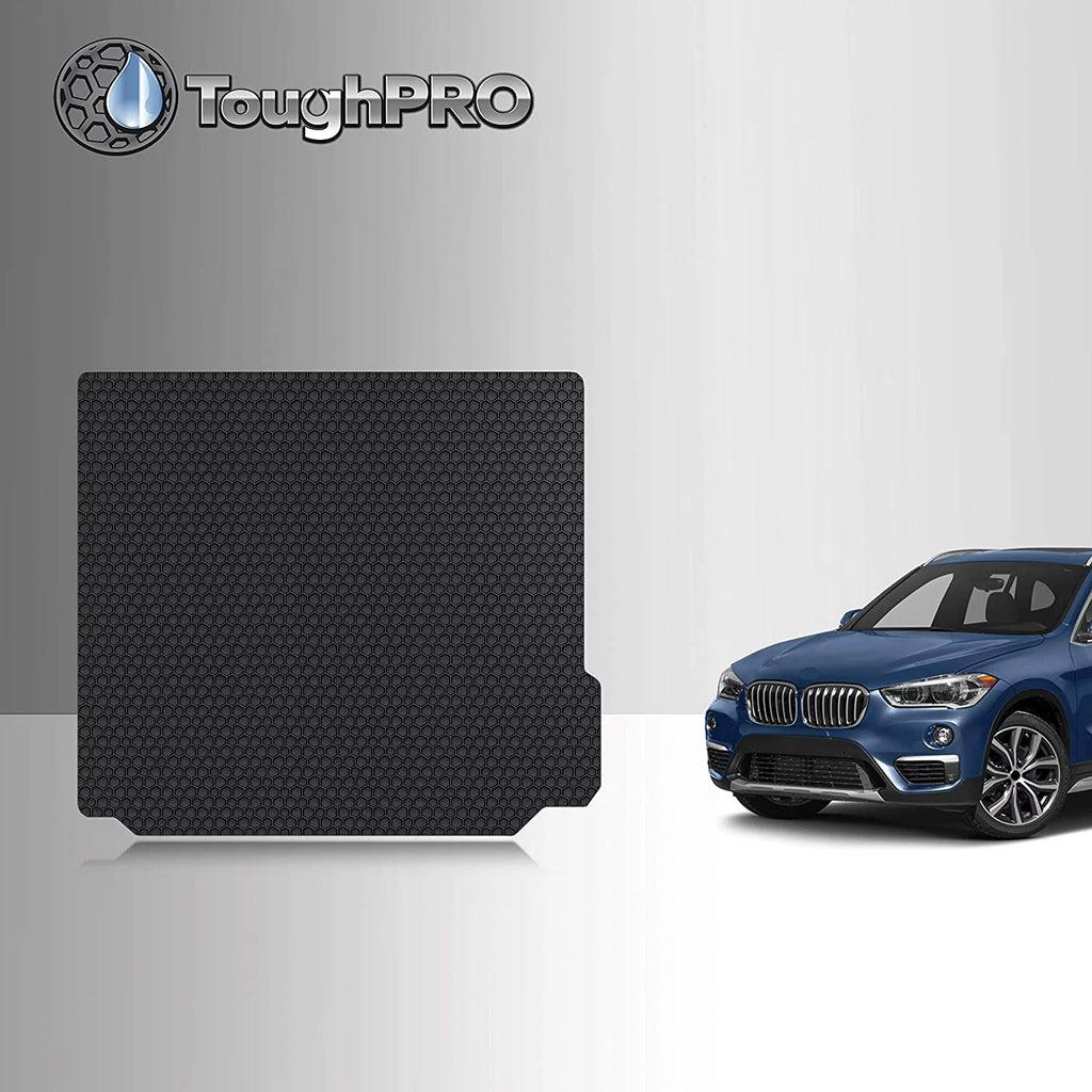 TOUGHPRO Cargo/Trunk Mat Accessories Compatible with BMW X3 - with Cargo Tie Down Rails - All Weather - Heavy Duty - (Made in USA) - 2022