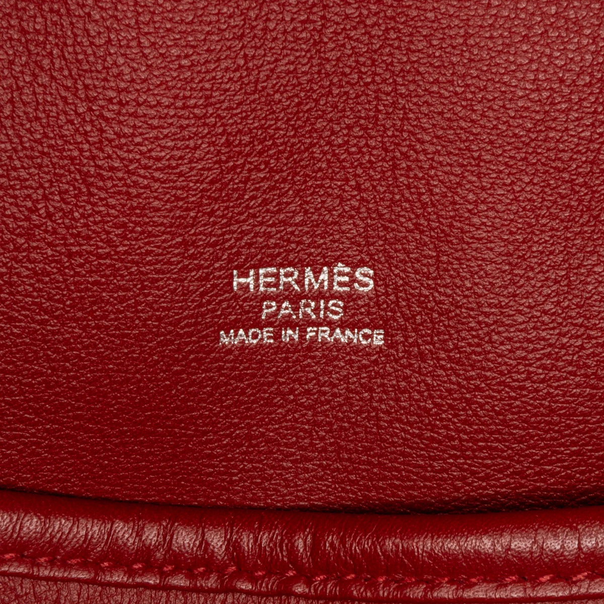 Secondhand Authenticated Hermès Sikkim Barda 30 Messenger Bag Calf Leather Red Crossbody Bag Unisex (Good)