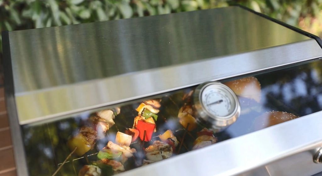 Monument Grills Portable 2-Burner Tabletop Propane Gas Grill in Corrosion-free Alloy with Locking Clearview Lid