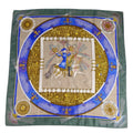 Used HERMES Scarf Muffler Carre90 FEUX D'ARTIFICE Fireworks Silk For Her Multicolor (Good)