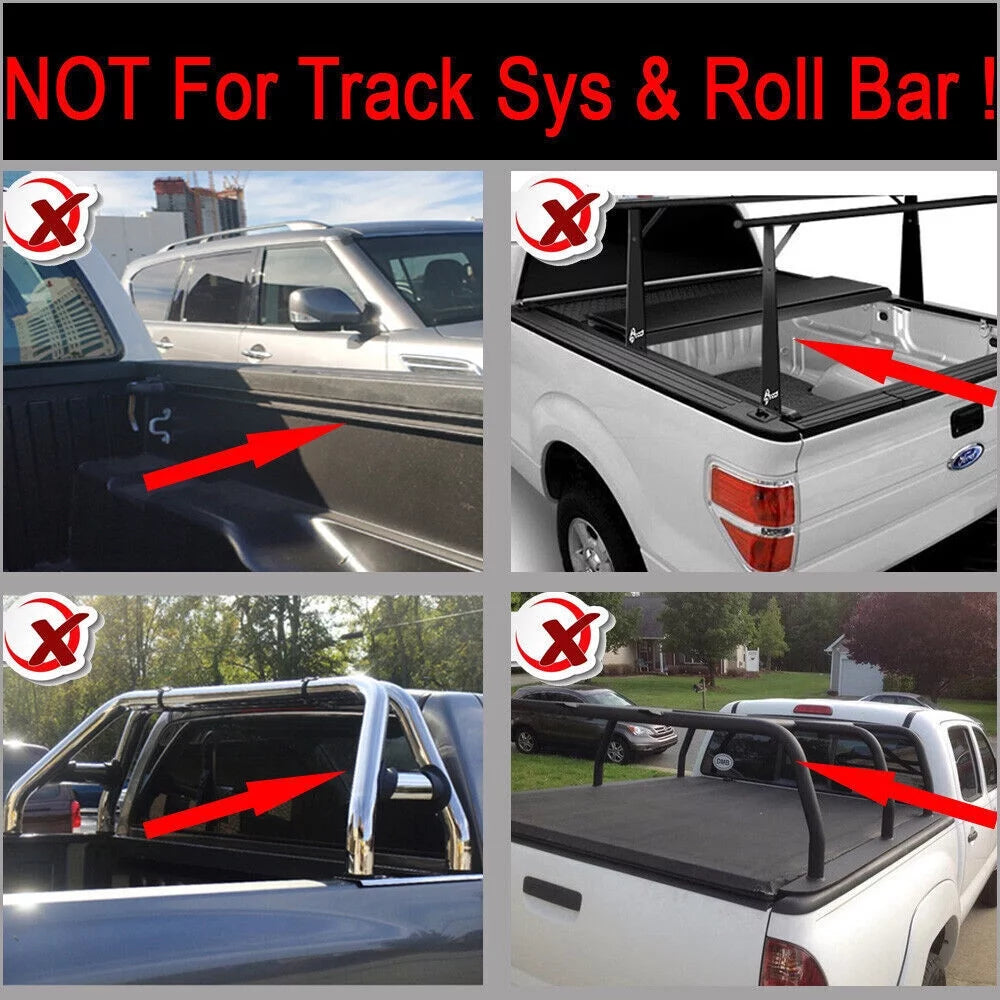 5'/61" Soft Lock & Roll Up Truck Bed For 2019-now Ford Ranger Tonneau Cover