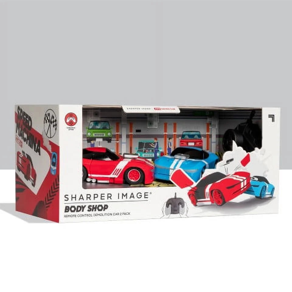 Sharper Image® Body Shop Remote Control Demolition Car 2 Pack - Blue/Red