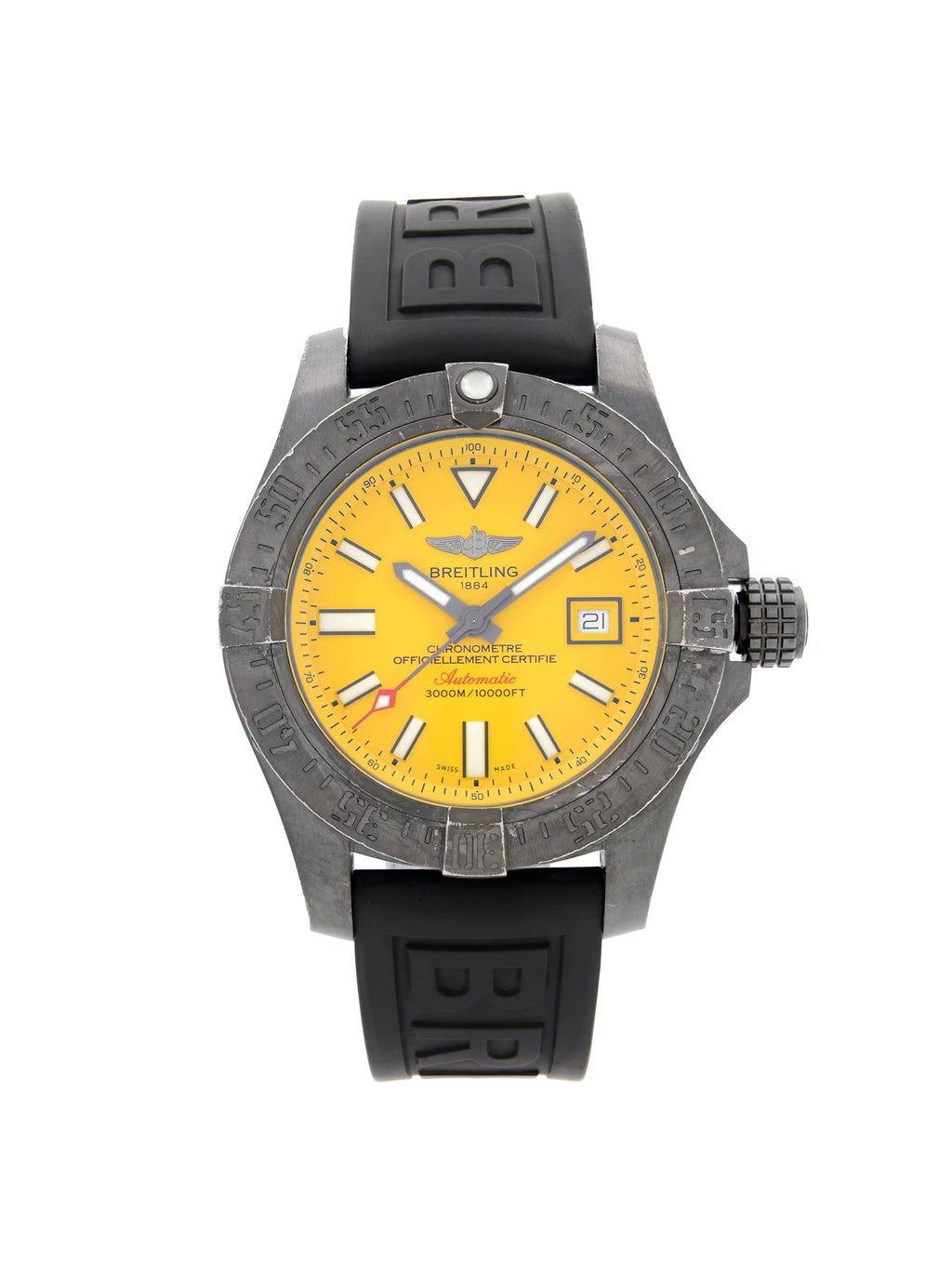 Breitling Avenger II Seawolf Black Metal Automatic Mens Watch M17331E2/I530-153S