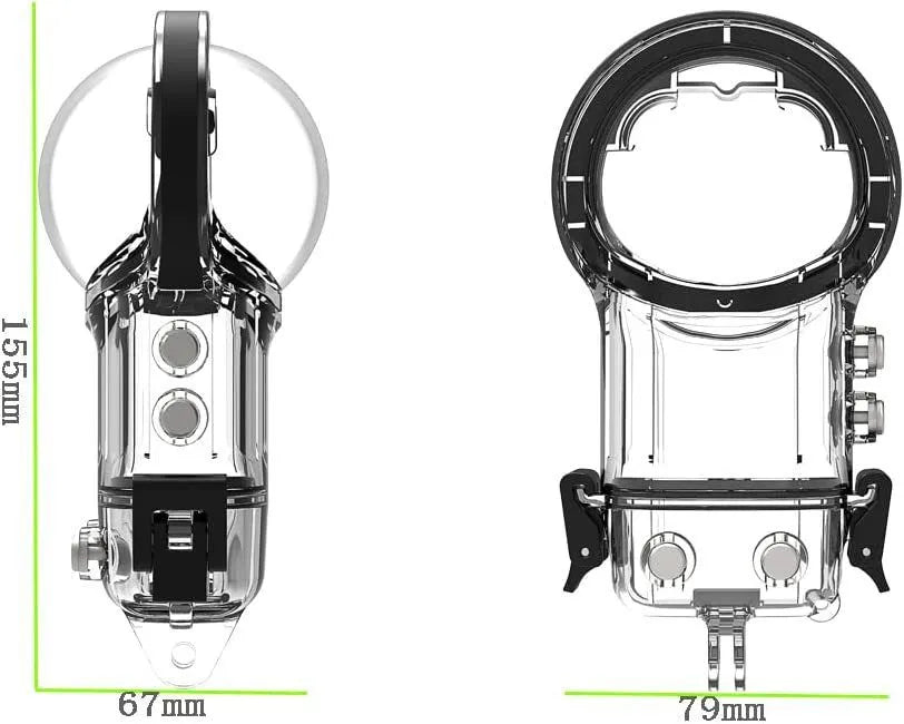 Waterproof housing for Insta360 x3 50 m depth insta360 accessories