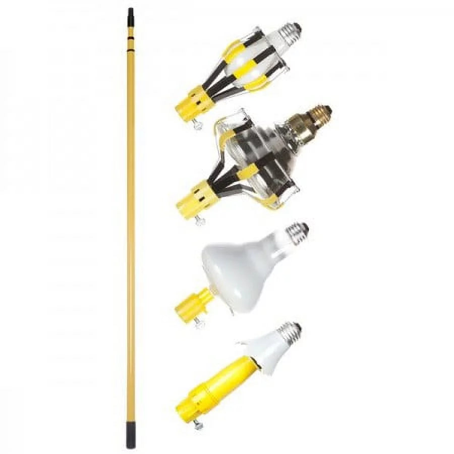 Bayco LBC600SDLB - Light Bulb Changer Kit - 8 Unit Floor Display - 11 Alloy Pole And Broken Bulb Changer
