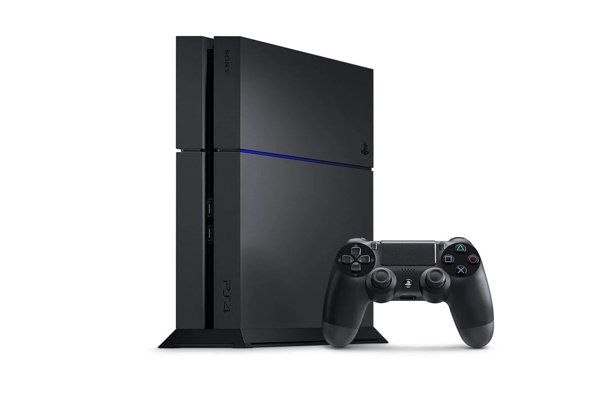 Sony PlayStation 4 Original 500GB Matte Black Gaming Console + G9 Earbuds With Microphone BOLT AXTION Bundle Used