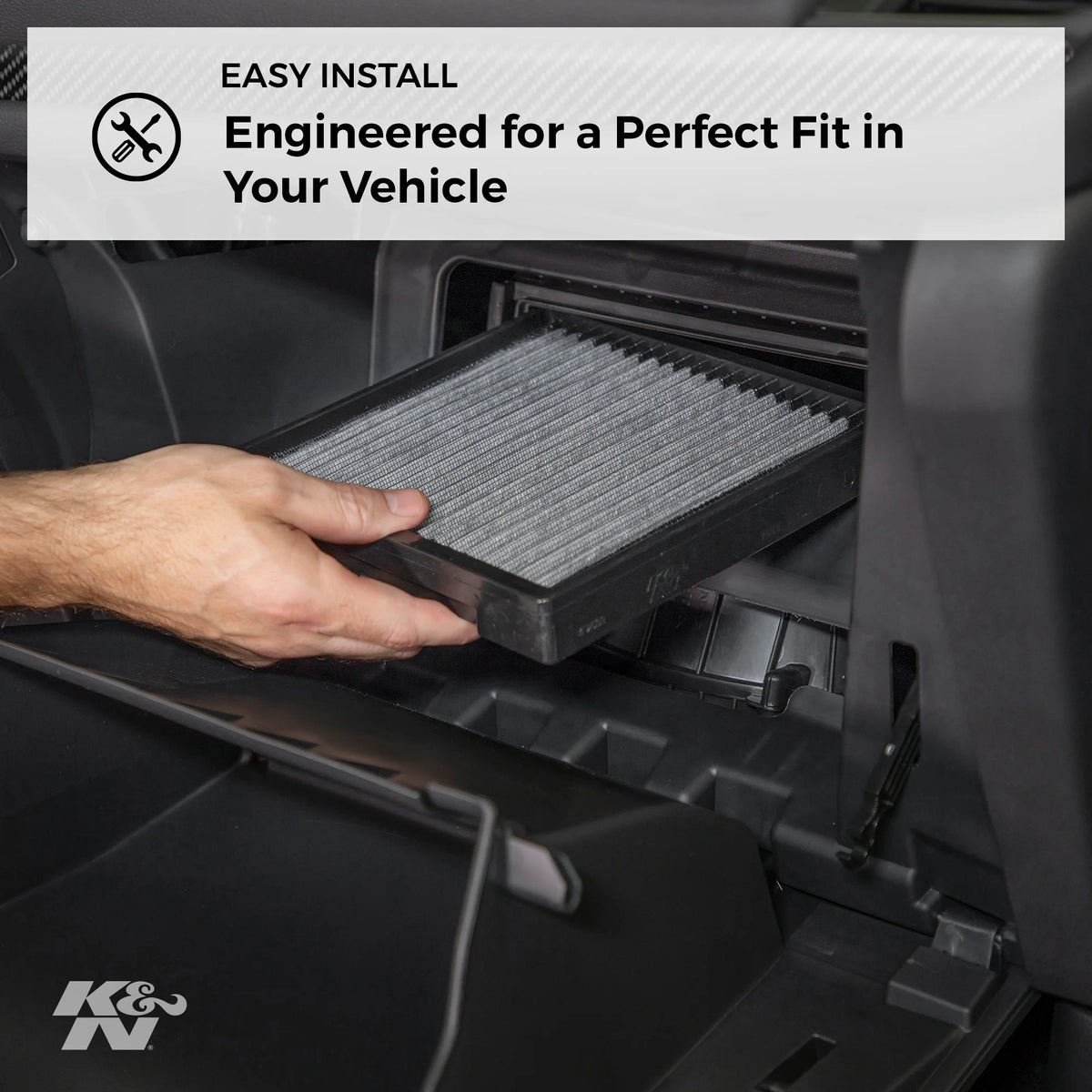 K&N Cabin Air Filter: Washable and Reusable: Designed For Select 2004-2019 Toyota/Subaru/Suzuki/Scion Vehicle Models, VF1013