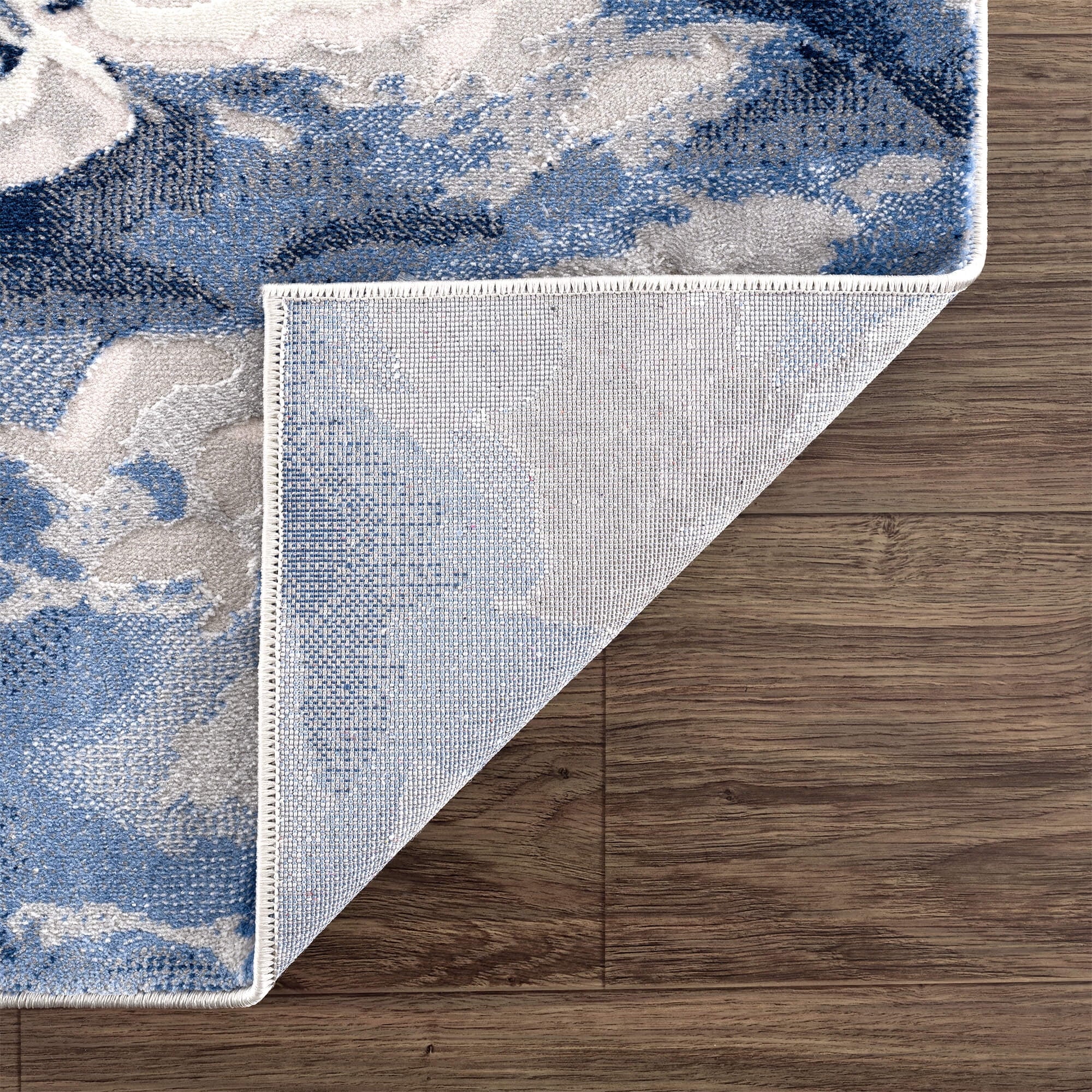 Abani Regal Collection Area Rug Mid Century Modern Bedroom Living Room Decor Floor Rug 6 x 9 Blue