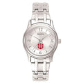 For Her Bulova  Silver Hanover Panthers Silver-Tone Dial Rust-resistant Metal Quartz Watch