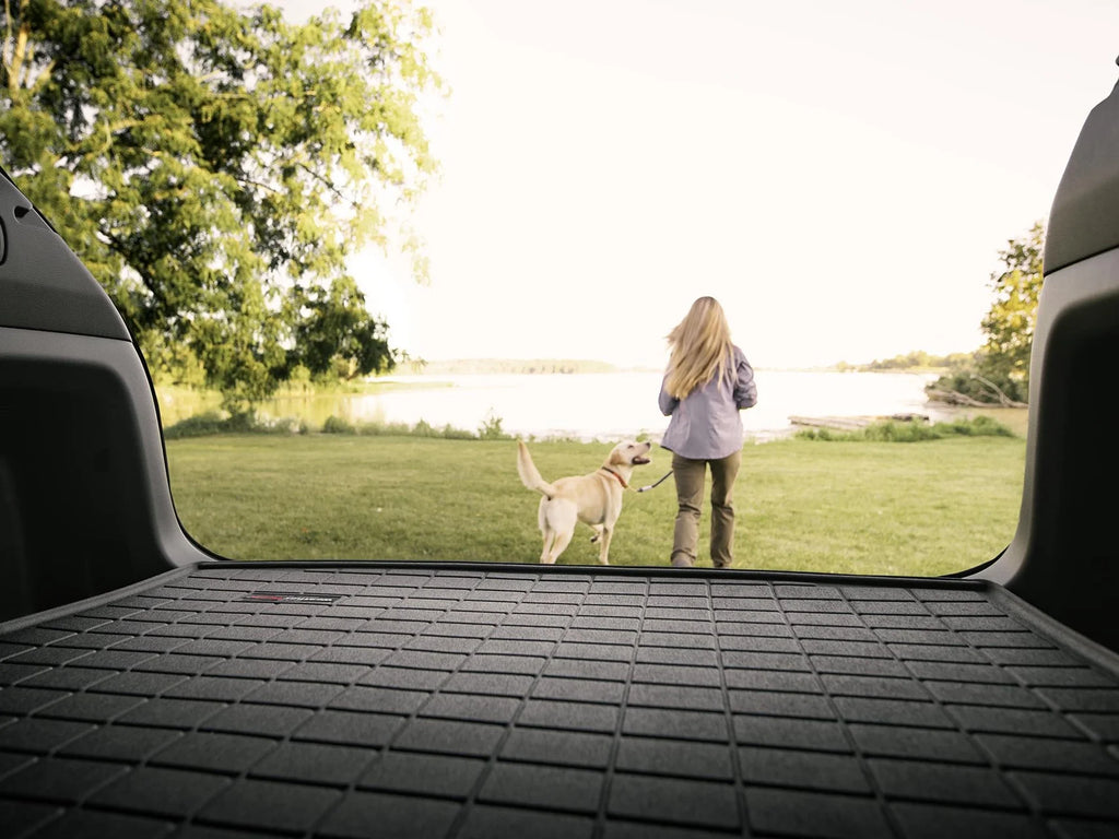 WeatherTech Cargo Trunk Liner compatible with 2017-2022 Honda CR-V - Cargo Tray In Highest Position, Grey