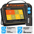 Foxwell GT60 Wireless Bluetooth Automotive Bi-directional Diagnostic Scanner 24+ Maintenance Services Full System OBD2 Scanner Code Reader for 12V Cars, EOBD OBD Scan Tool Vehicle Analyzer with Bag