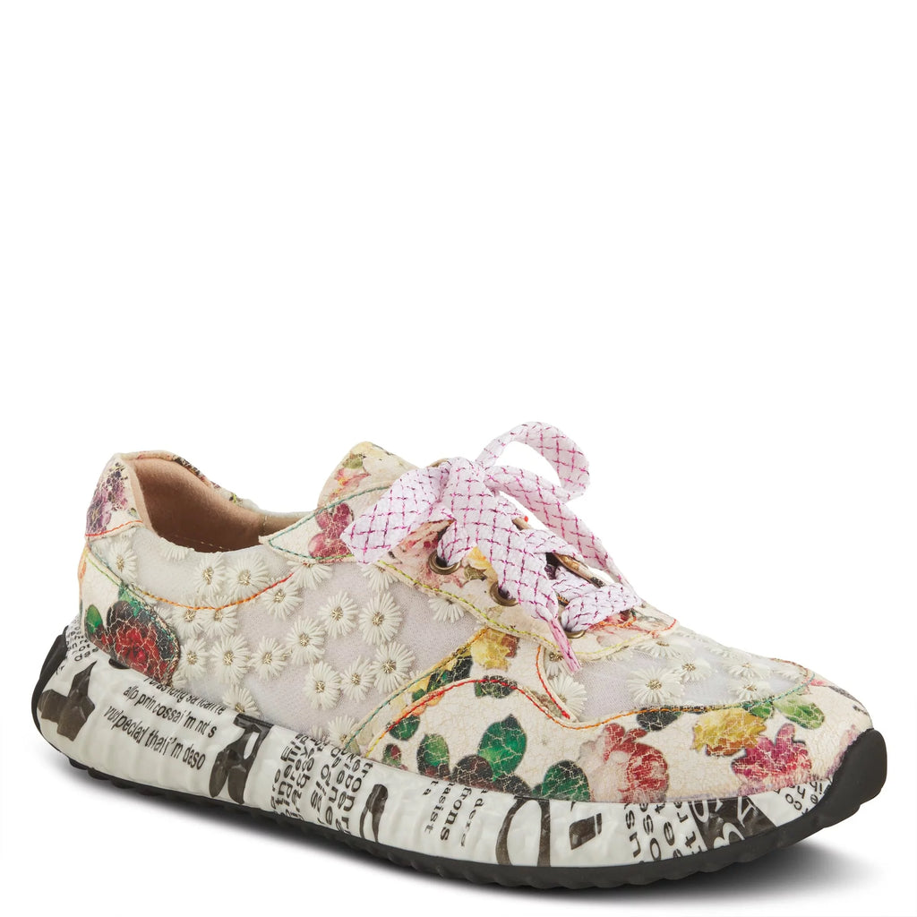 Spring Step L'Artiste Female Daisymae Fashion Sneaker Beige Multi EU 43 / US 11.5-12