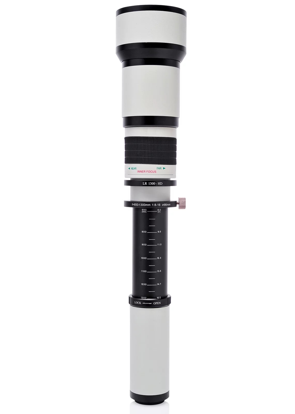 Opteka 650-1300mm (with 2x- 1300-2600mm) f/8 Manual Telephoto Lens + UV for Sony a7r, a7s, a7, a6300, a6000, a5100, a5000, a3000, NEX-7, NEX-6, NEX-5T, 5N, 5R, 3N and other E-Mount Digital SLR Cameras