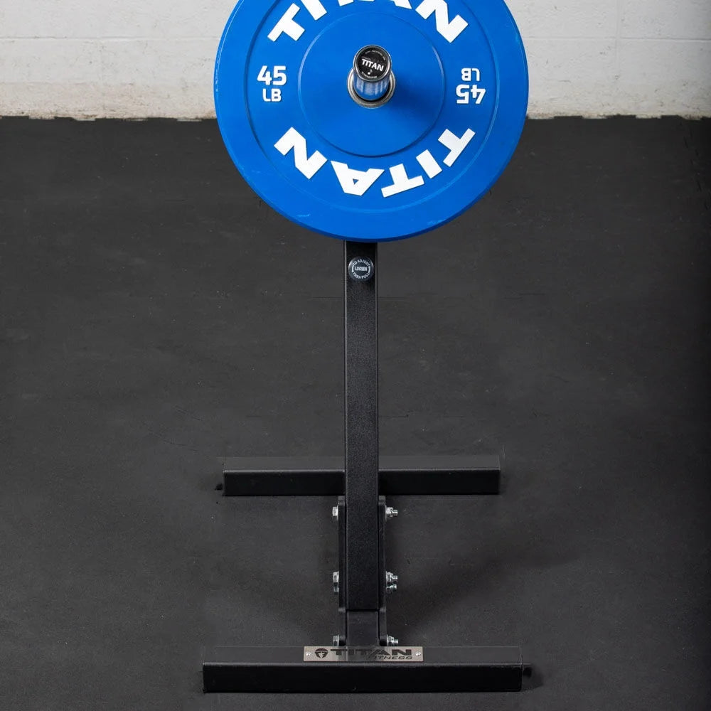 Titan Fitness Rackable Landmine Stand, Nylon Roller Barbell Rest Load Capacity 440 LB, Barbell Shoulder Press Landmine Attachment for Home Gym Strength Training Deadlift, Squat, Clean N Jerk Movements