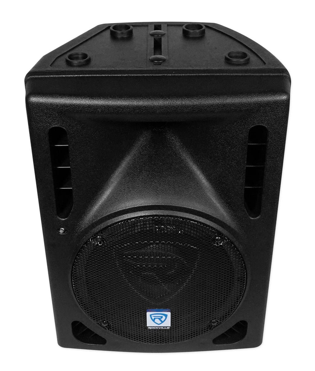 Rockville RPG8BT 8" Bluetooth Powered 400w DJ PA Speaker+Weather proof Carry Bag