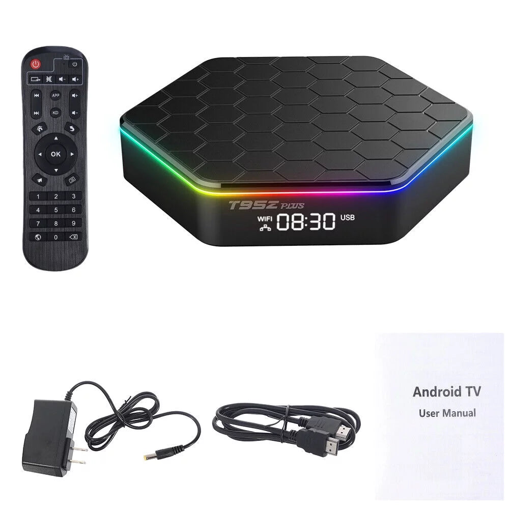 JahyShow T95Z Plus Quad Core 4+128G TV Box - 6K HD Stream Player, Smart Android 12.0