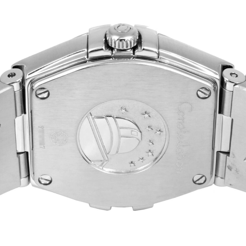 Used Omega OMEGA Constellation 12P Diamond Index SS For Her Quartz Watch Black Dial 123.10.24.60.51.001 (Good)