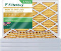 Filterbuy 8x20x2 MERV 11 Pleated HVAC AC Furnace Air Filters (4-Pack)