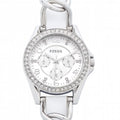Fossil Female  Riley Analog Display Analog Quartz White Watch 38MM ES3463