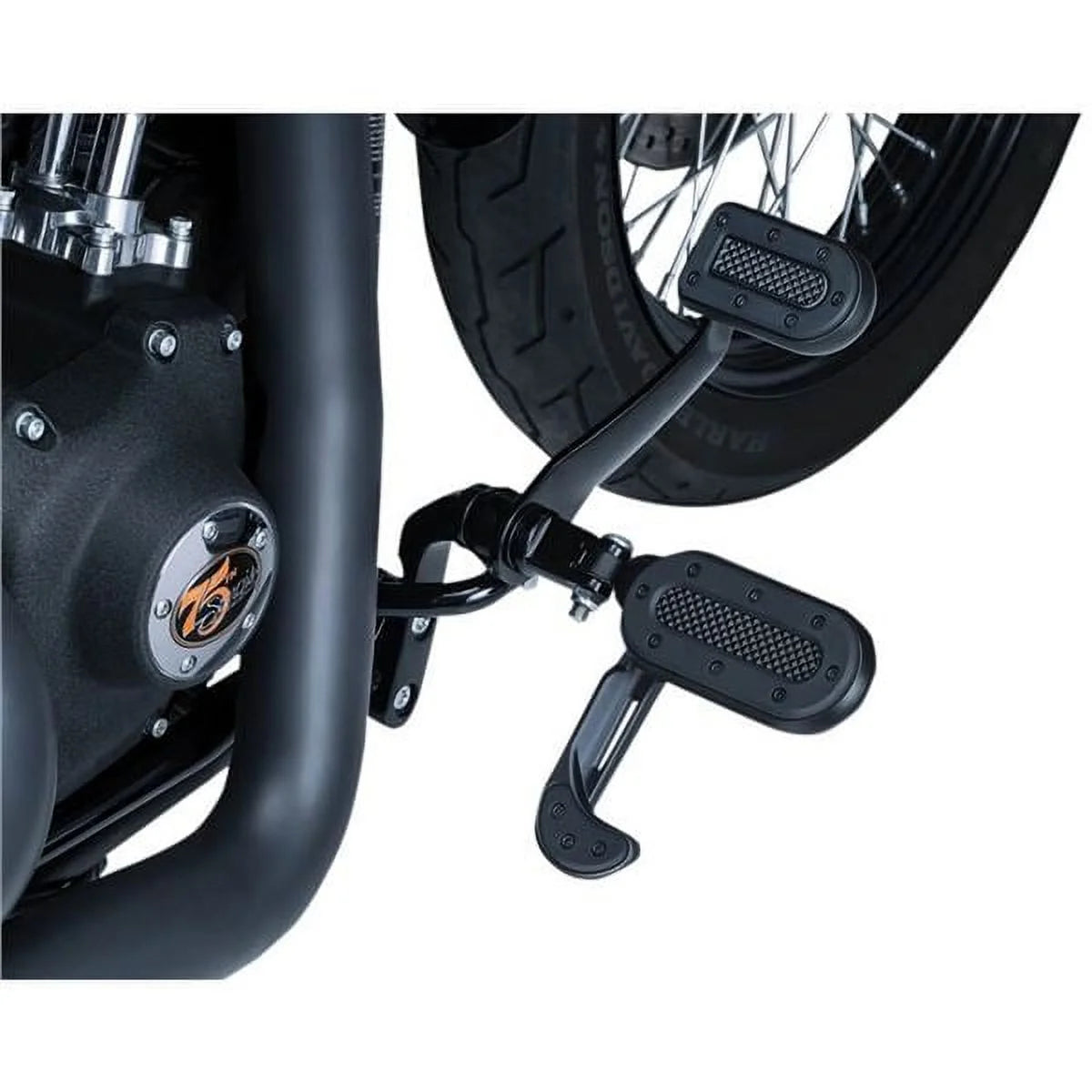 Kuryakyn Heavy Industry Black Brake Pedal Pad (KUR7038)