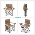 Oversized Folding Camping Chair - 12.13 - Experience comfort and style on all your outdoor adventures!
