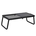 SKYSHALO Folding Campfire Grill Portable Camping Fire Pit Metal Outdoor BBQ Picnic