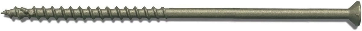 10 X 5 In. L Square Countersink Head Duracoatxt Metal Exterior Wood 12 Oz. 25 Pk