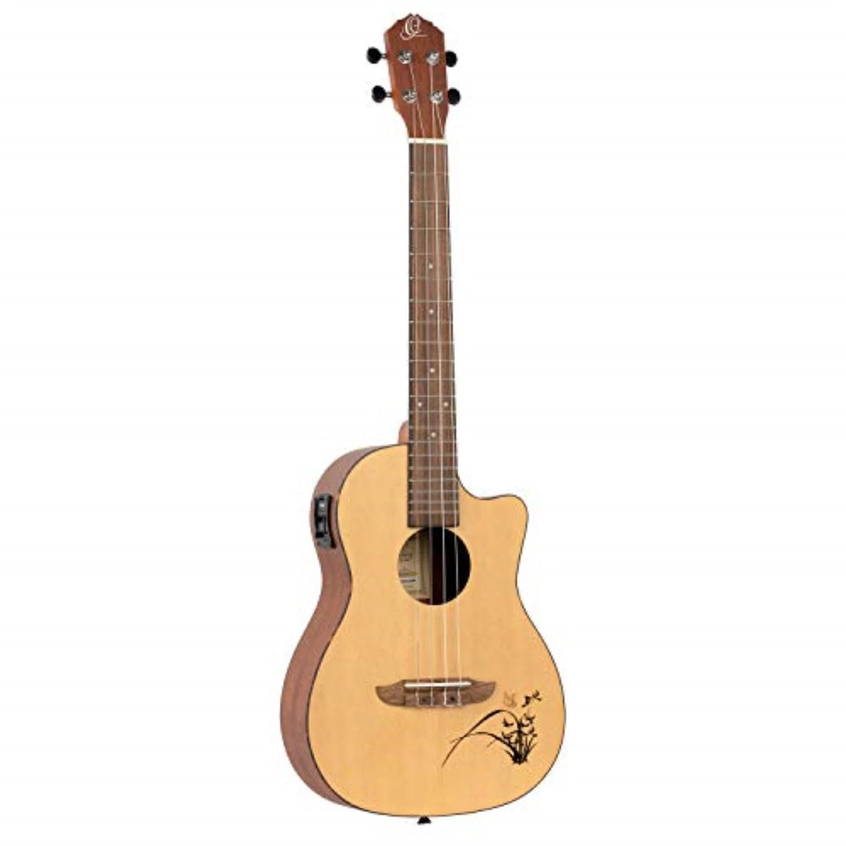 Ortega Bonfire Series Acoustic Electric Ukulele Bass