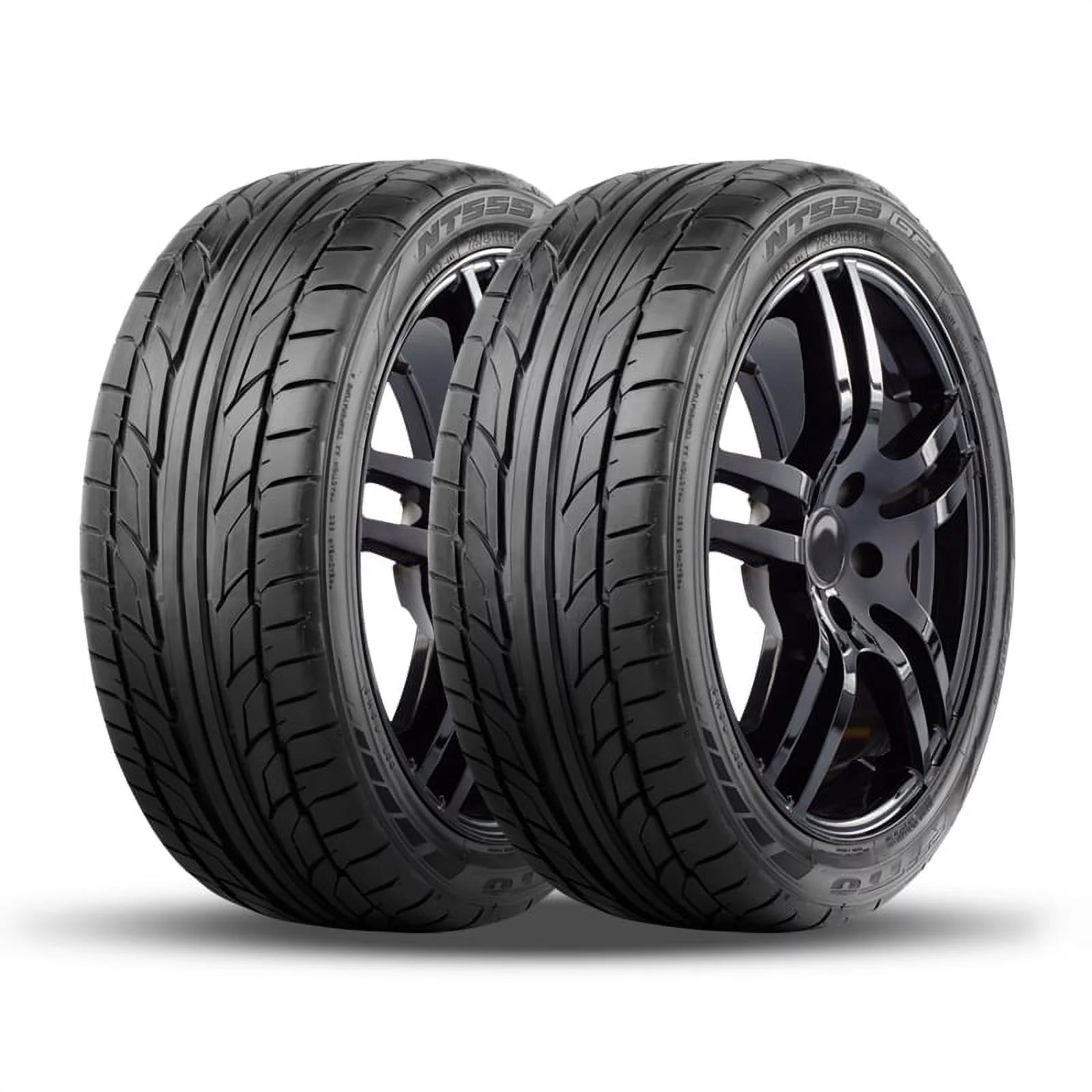 Pair of 2 Nitto NT555 G2 255/35ZR20 97W XL Ultra-High Performance Summer UHP Tires 211010 / 255/35/20 / 2553520 Fits: 2017-18 Audi Q3 Technik, 2016-17 Buick Regal Sport Touring