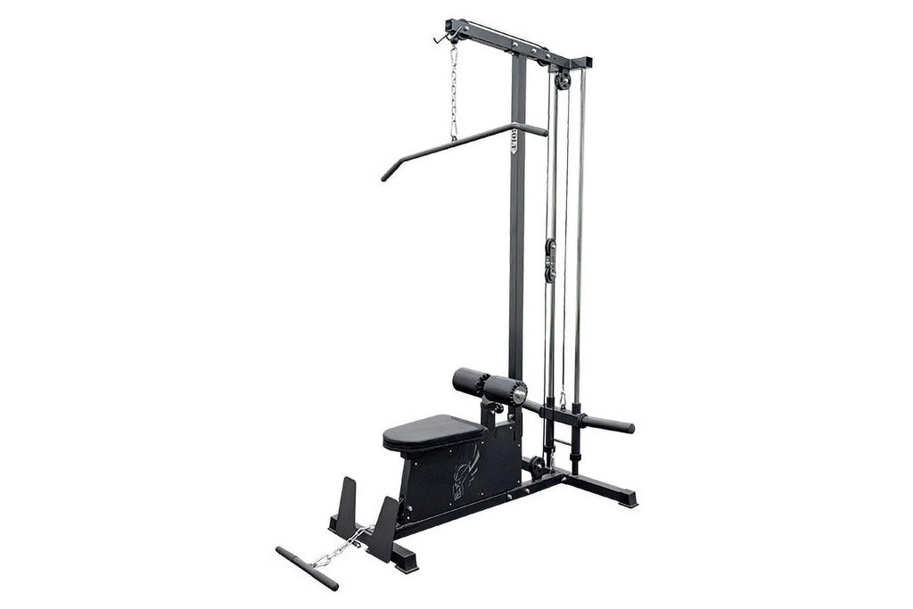 BOLT HUNTER: Plate-Loaded Lat-Pulldown/Low-Row Combo