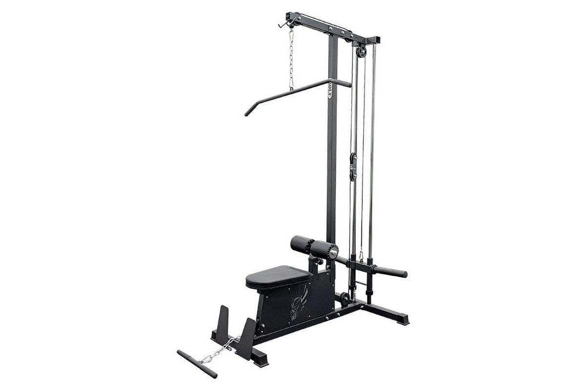 BOLT HUNTER: Plate-Loaded Lat-Pulldown/Low-Row Combo