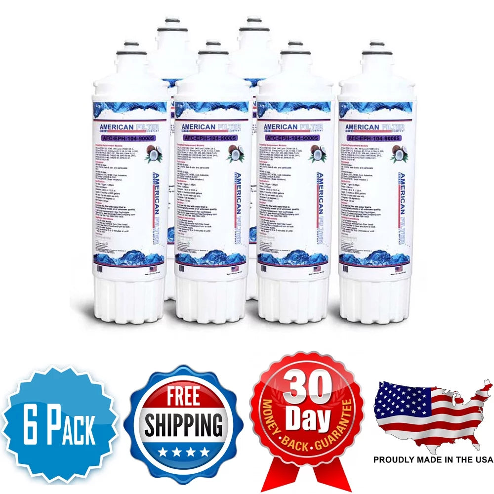AFC Brand , Water Filters , Model # AFC-EPH-104-9000S , Compatible with Pentair® CTS-ADC - 6 Filters - Made in U.S.A.