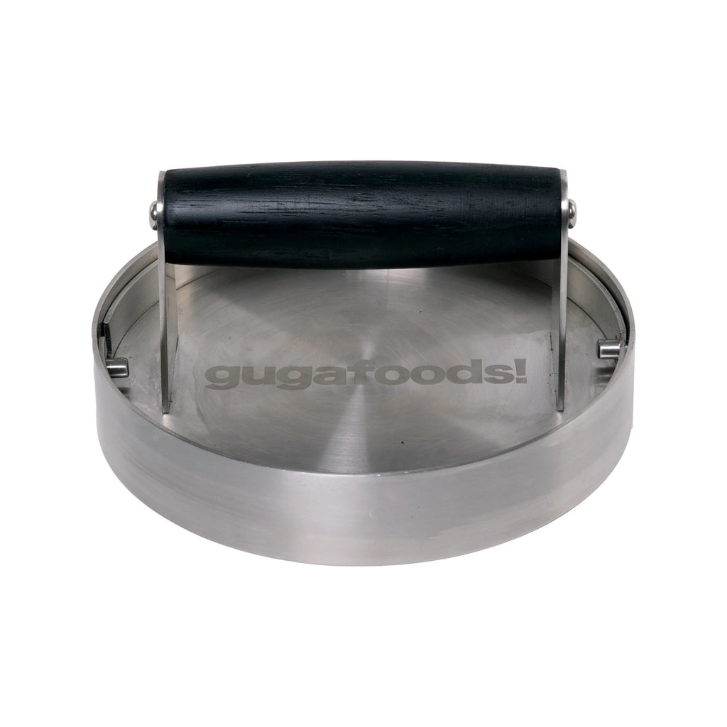 Guga Foods Adjustable Smashed Burger Press Kit, Hamburger Patty Maker, Corrosion-free Metal