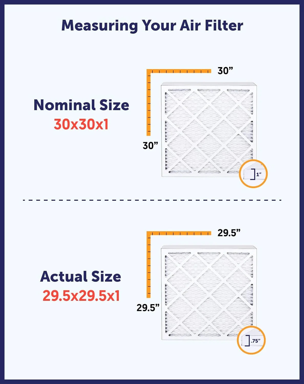 Filter King 9x56x1 Air Filter | 4-PACK | MERV 8 HVAC Pleated A/C Furnace Filters | MADE IN USA | Actual Size: 9 x 56 x .75"