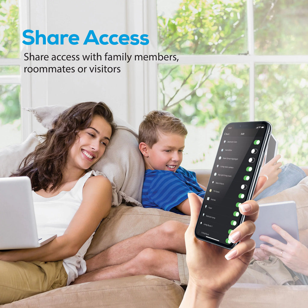 Geeni Switch and Charge Smart Wi-Fi Plug with 2-USB Ports