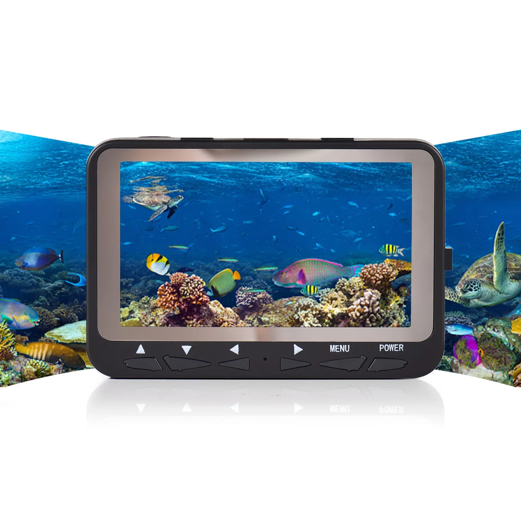 Dcenta 15M/30M 1200TVL Underwater Fishing Camera Fish Finder 4.3'' LCD  8PCS IR LED Night Vision Camera for Ice Boat Fishing