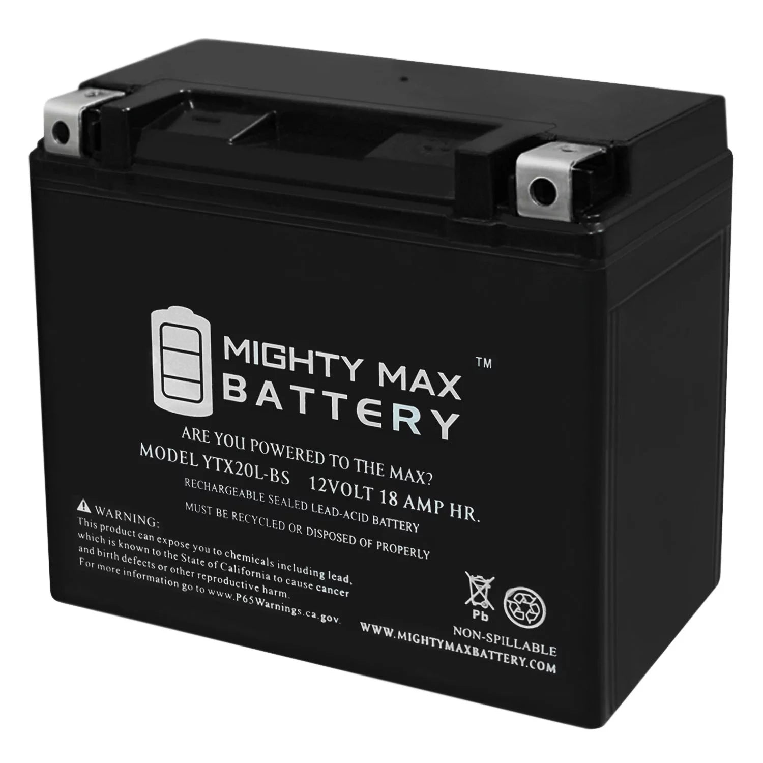 YTX20L-BS Battery Replacement for Kawasaki Jet Ski E1F2G1G2 95-99