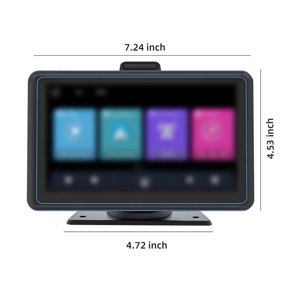 Pinnaco Car Stereo,Receiver 7'' 720P 5.0  Compatible Auto USB BT Camera Dual Car Stereo Car Audio 5.0 Compatible MP5 Player Dual USB 12 Portable Car Compatible Android Nebublu 720P Car Portable
