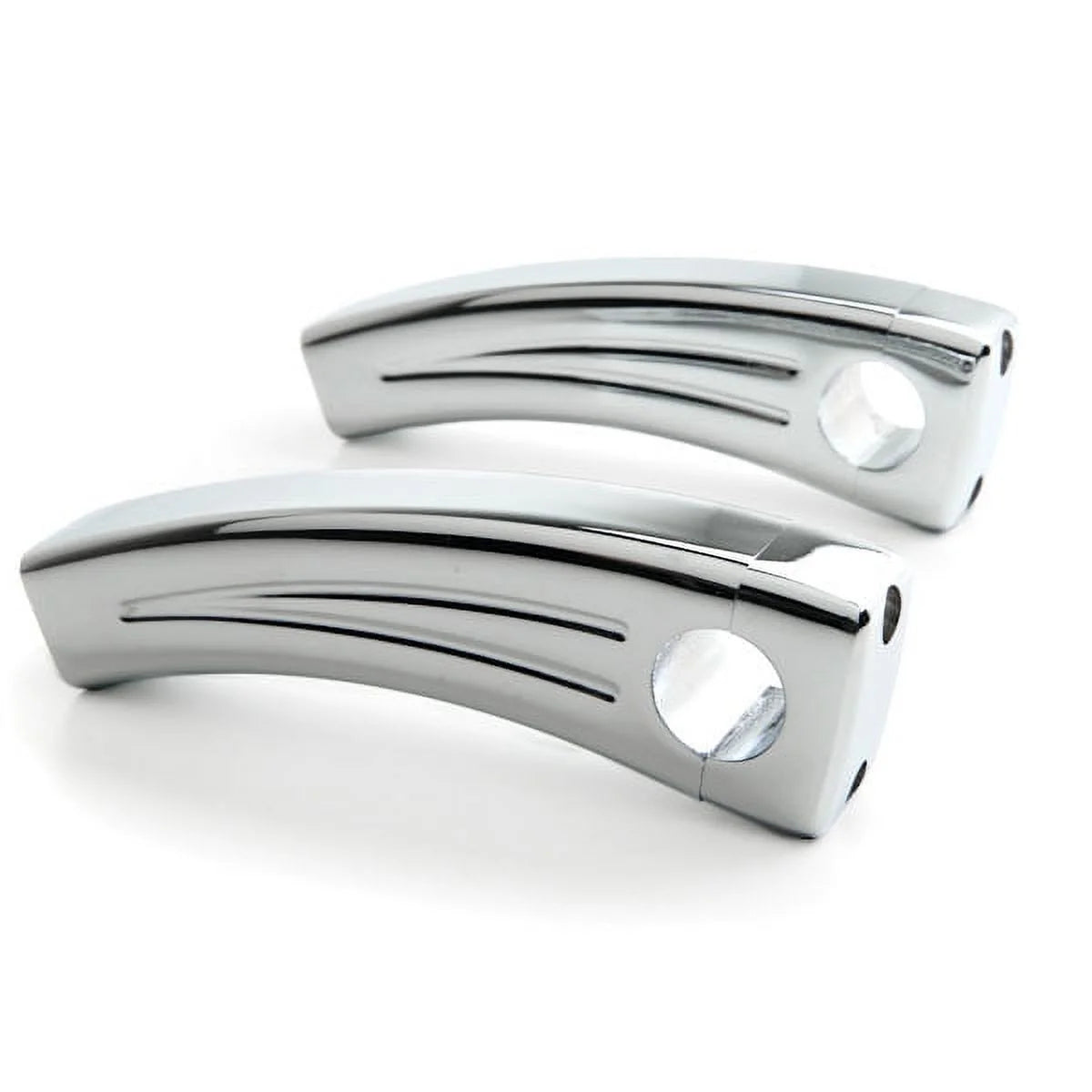 Krator 5.5" Chrome Motorcycle Handlebar Pullback Riser Compatible with Yamaha TX SR CS YX RD 350 400 500 600 650 750