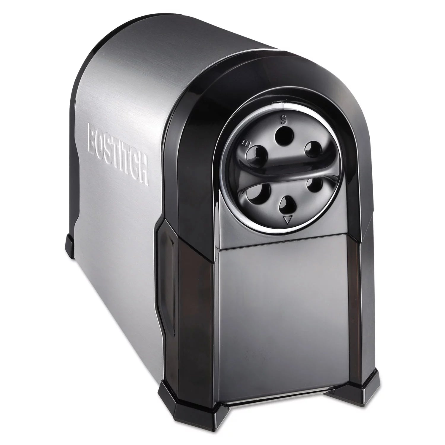 Stanley Bostitch Super Pro Glow Commercial Electric Pencil Sharpener, Ac-powered, 6.13" X 10.63" X 9", Black/silver