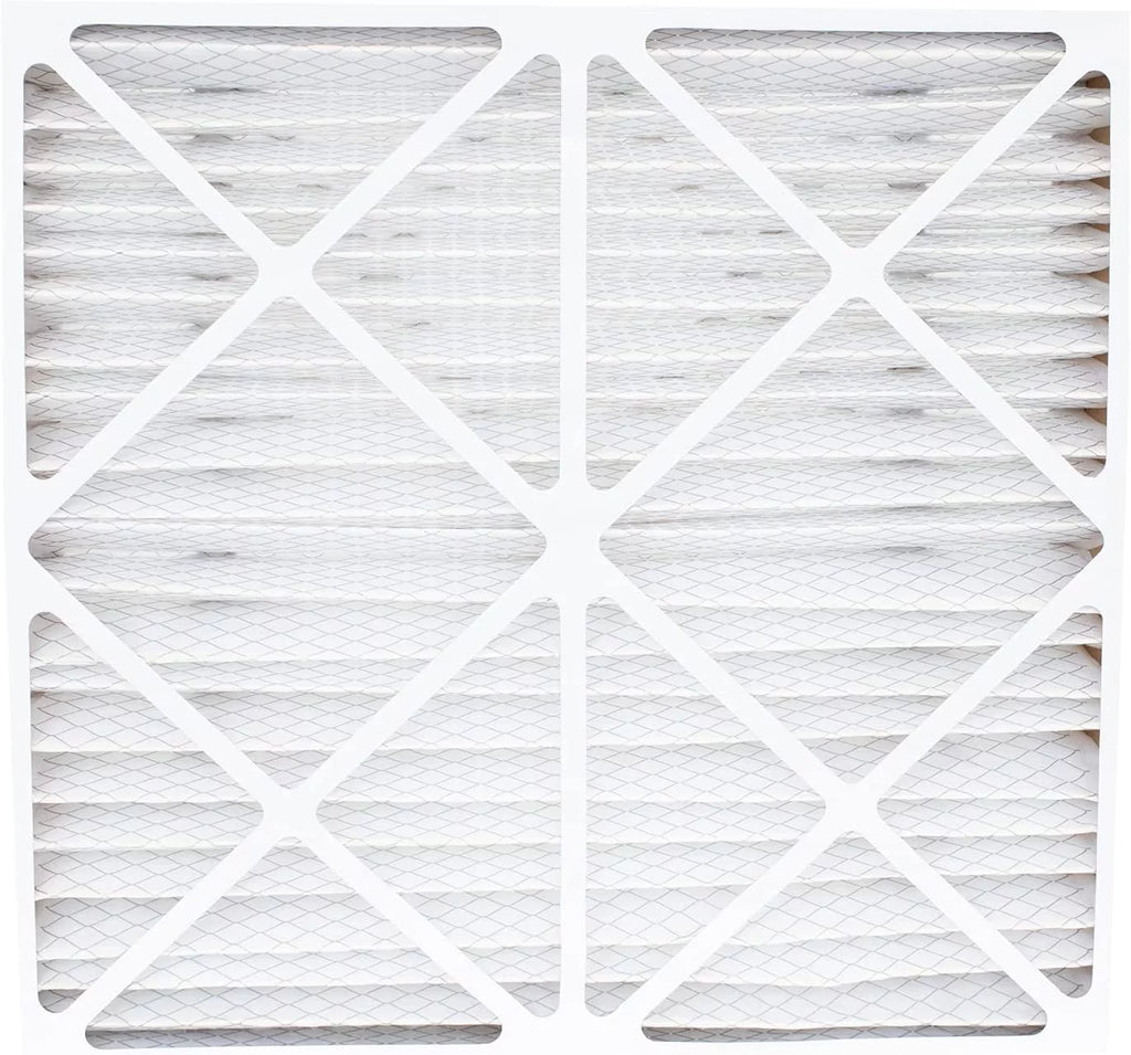 Filterbuy 24x25x5 MERV 8 Pleated HVAC AC Furnace Air Filters for Carrier FILXXCAR0024 (3-Pack)