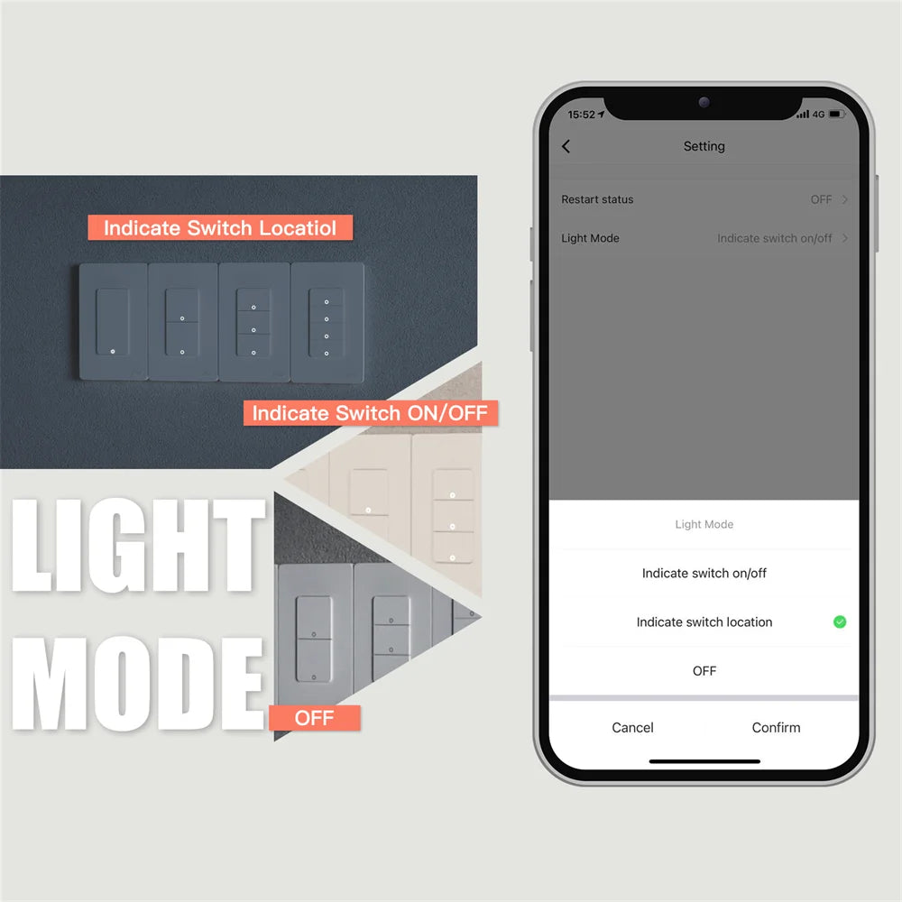 Andoer Switch,Switch Voice Switch Switch Wifi Switch Wireless Remote Compatible With And Assistant Voice App Wireless With App Assistant Smart Voice Via Voice Via And Wifi Enabled Smart