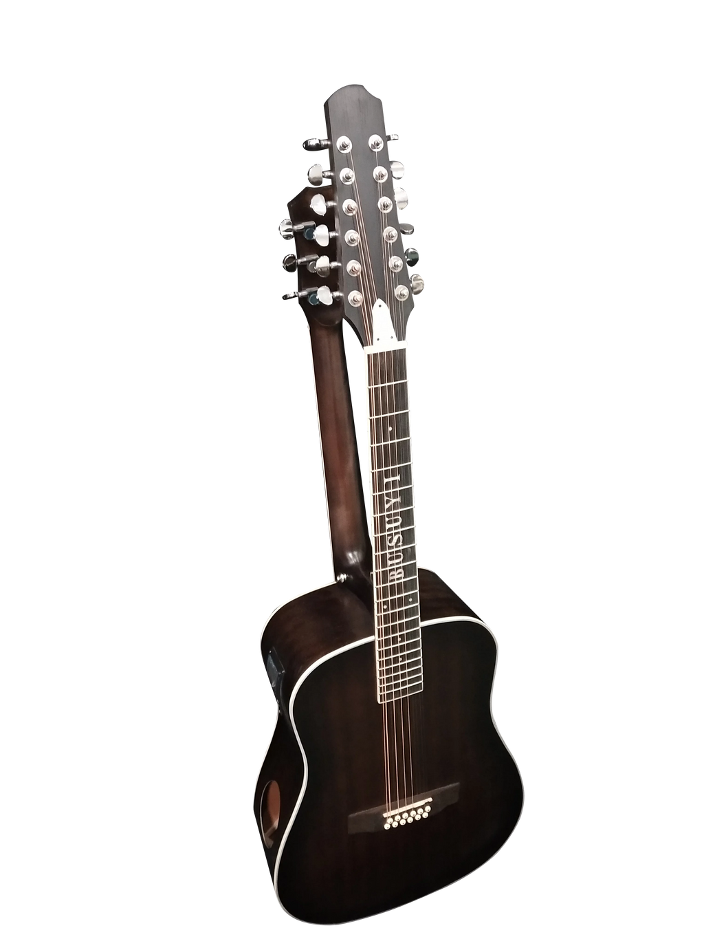 12/6 Strings Acoustic Double Neck, Double Sided Busuyi Guitar 2021 NPT