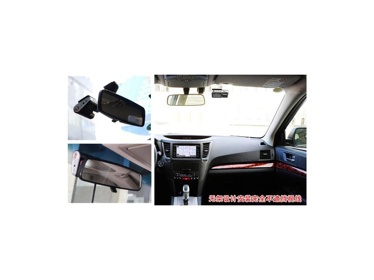 Full Chi I1000 separated 1080P twin lens driving recorder night vision with automobile black boxFull HD 1080P I1000 2" Screen Car DVR Recorder Camera + IR Remote Controller