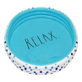 Rae Dunn Indigo Polka Dot Inflatable Mini Pool - Relax 38012A
