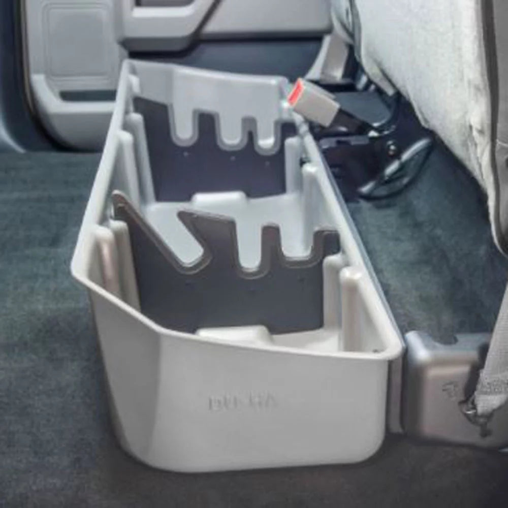 DU-HA 20111 DU-HA Underseat Storage; Incl. Gun Rack/Organizer; Light Gray; Fits select: 2015-2023 FORD F150, 2017-2022 FORD F250