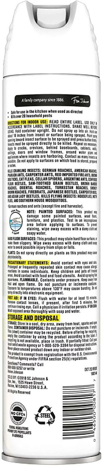 Raid Ant and Roach Killer, Aerosol Spray with Essential Oils (12)