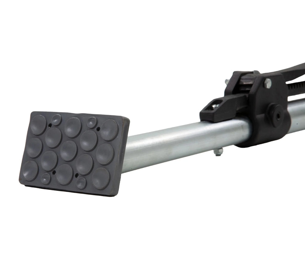 (2 Pack ) 89.75" to 104.5" Inches Long Alloy Adjustable Load Lock Bar for Cargo Tie-Down in Enclosed Trucks and Semi Trailers with 2" - 4" Pads