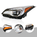 Driver Left Side For 2016 2017 2018 Buick Envision Headlight LED Headlamp Assembly
